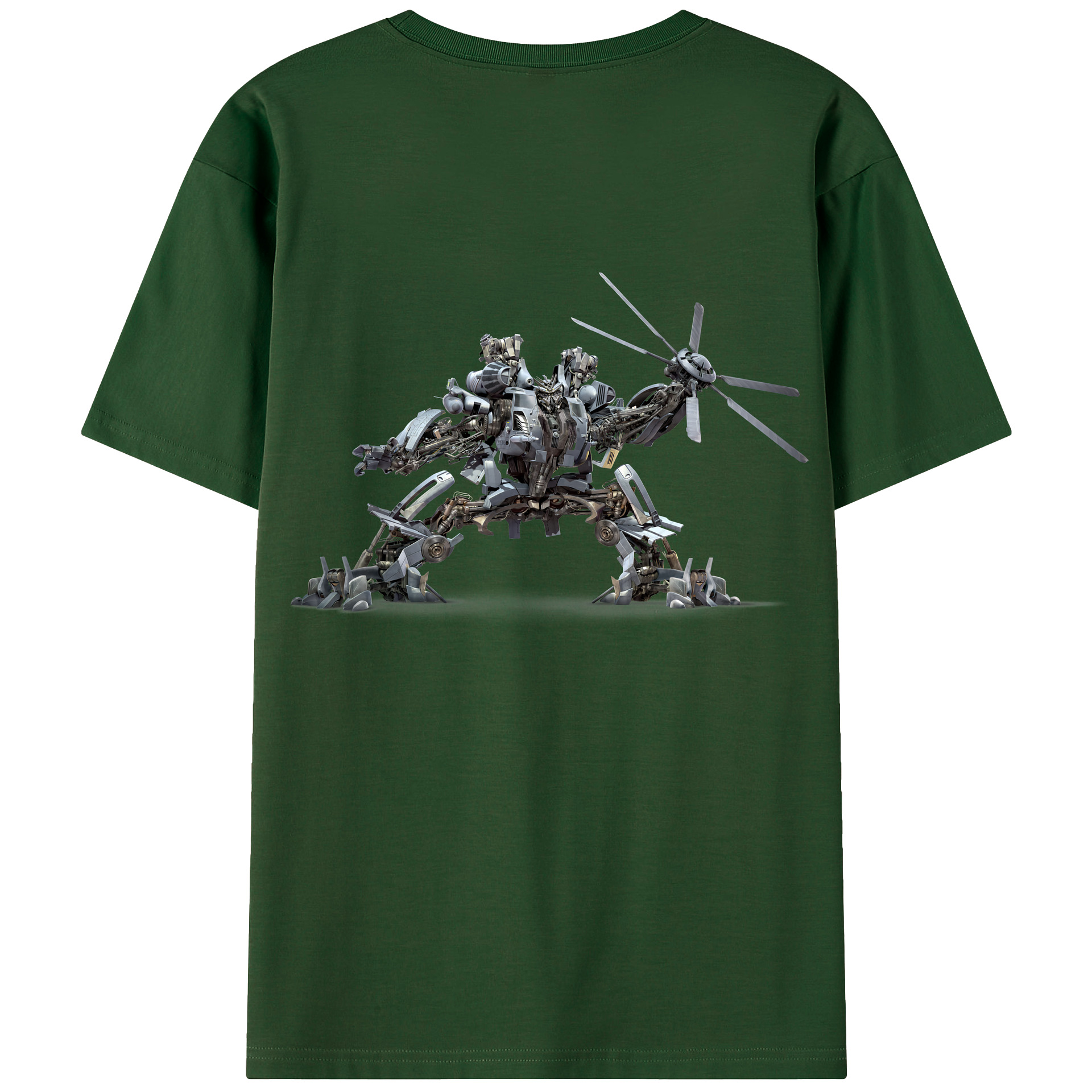 （画像用） Transformers トランスフォーマー 綿100％半袖Tシャツ（背面プリント）